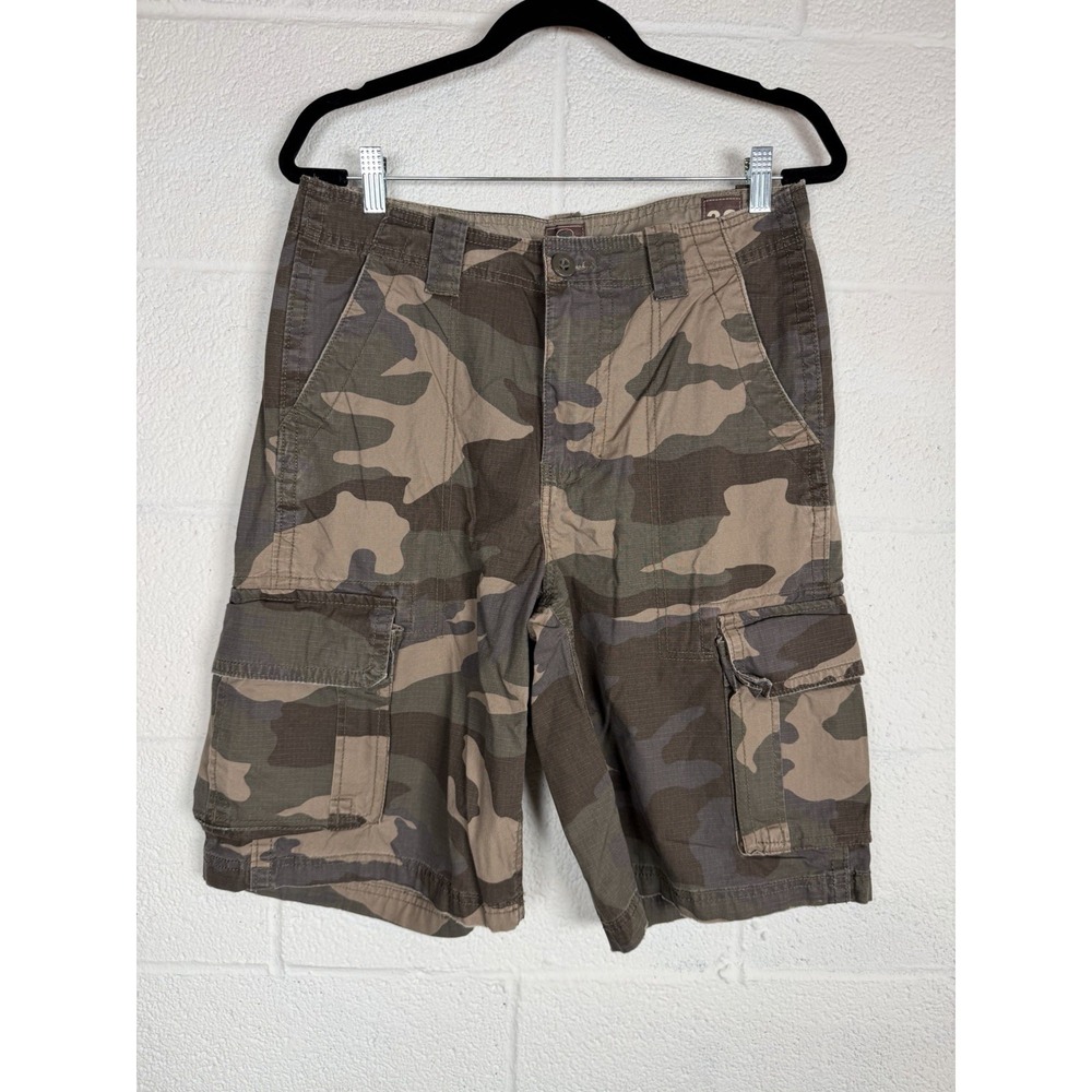 RedHead Camo Cargo Shorts Mens 32 Ripstop Cotton Hunting Outdoor Utility Y2K